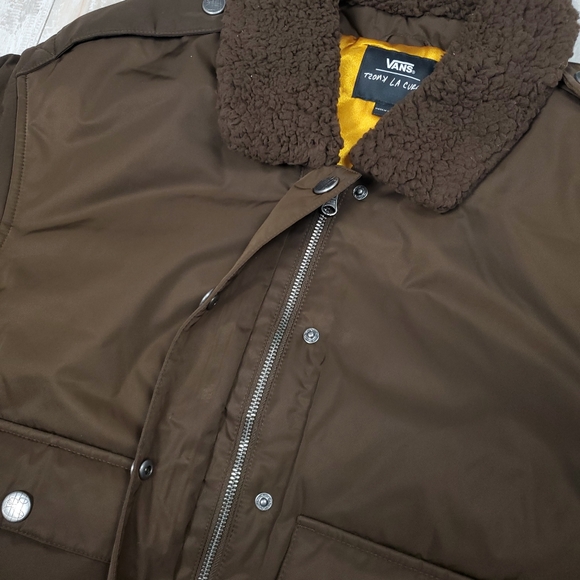 Vans Curren X Knost Brown Bomber Womens - Picture 4 of 9